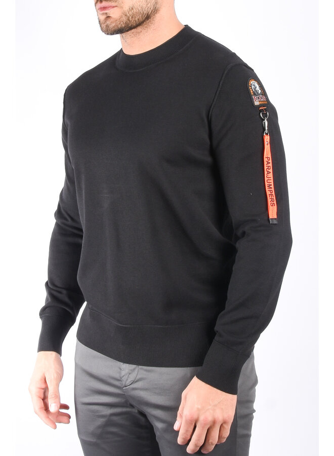 Parajumpers SS24 - Braw Man crewneck knitwear - Black