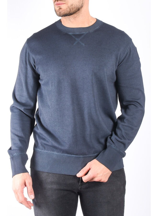 Parajumpers SS24 - Fearsome Plain Man crewneck - Dark Avio