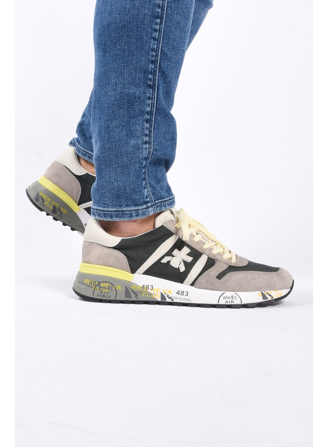 Premiata SS24 - Lander 6632 - Green /  Grey / Yellow