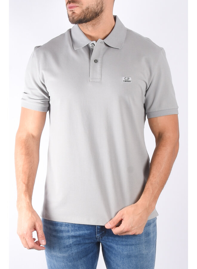 CP Company SS24 - Stretch Piquet Regular Polo - Drizzle