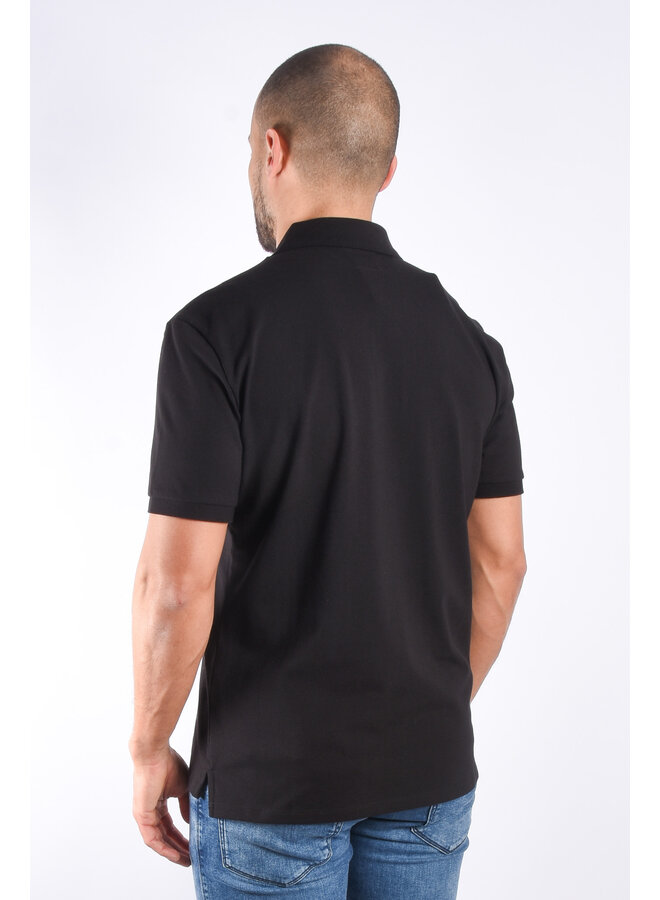 CP Company SS24 - Stretch Piquet Regular Polo - Black