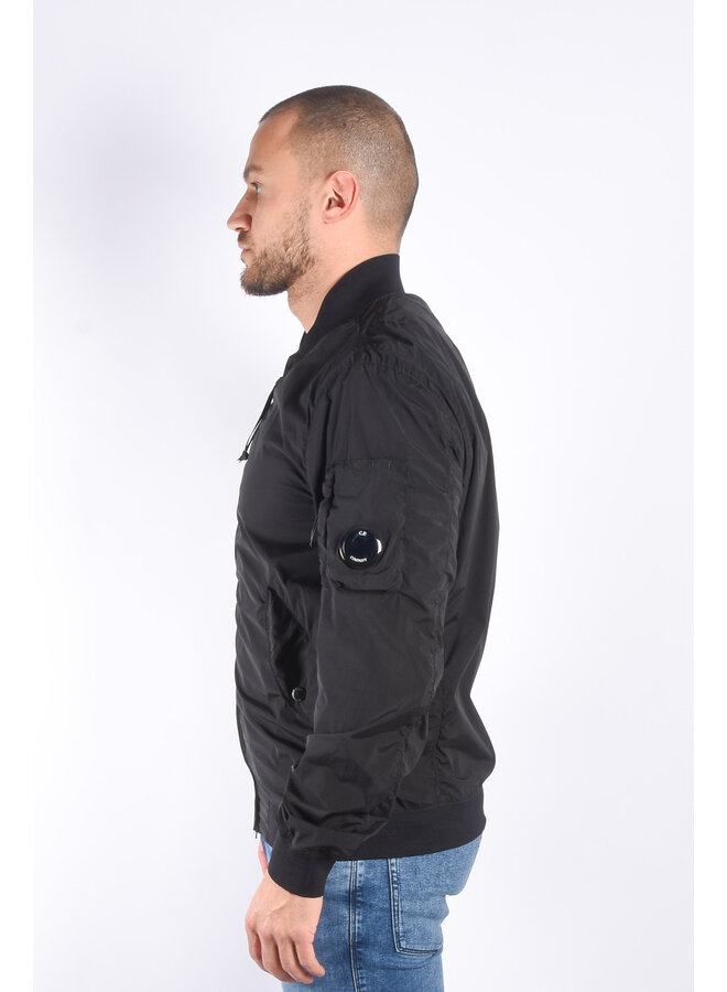 CP Company SS24 - Nycra Bomber Jacket - Black