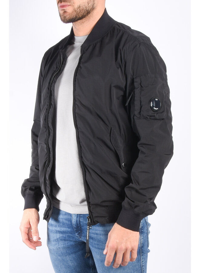 CP Company SS24 - Nycra Bomber Jacket - Black