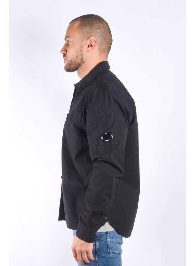 CP Company SS24 - Gabardine shirt - Black