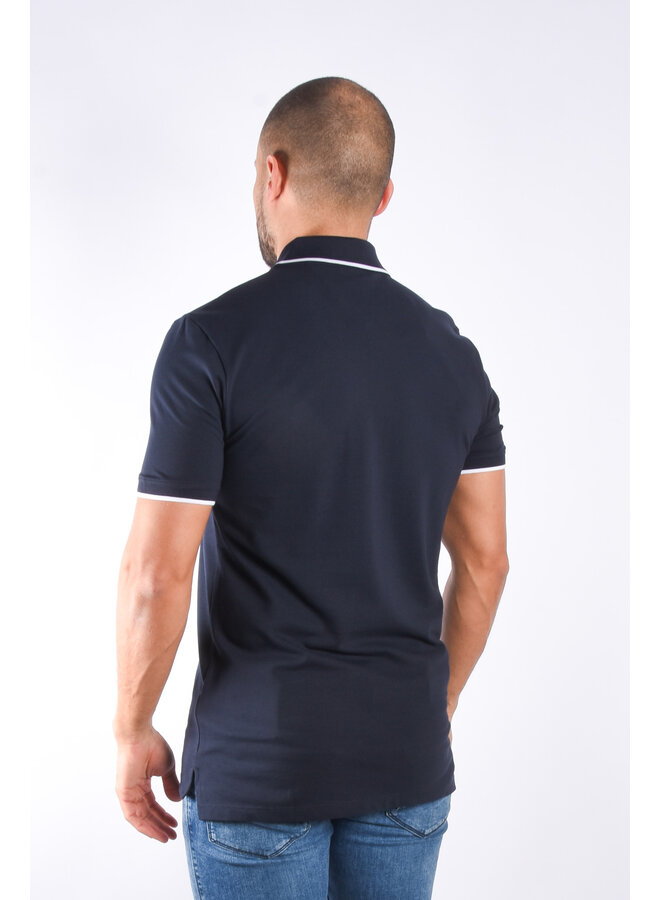 Hugo SU24 - Slim fit Polo Dinoso222 - Dark Blue