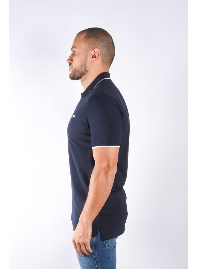 Hugo SU24 - Slim fit Polo Dinoso222 - Dark Blue