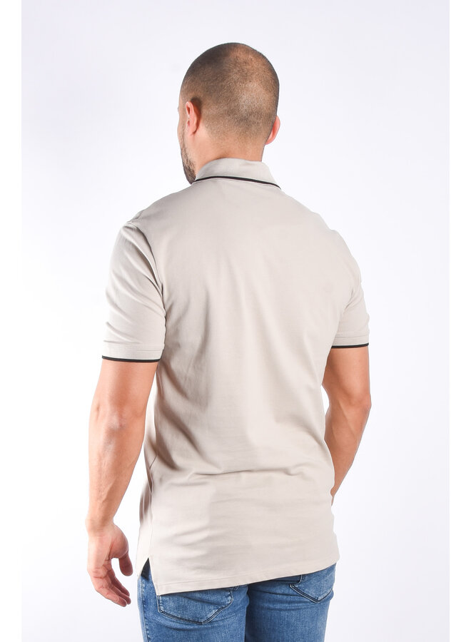 Hugo SU24 - Slim fit Polo Dinoso222 - Light/pastel Grey