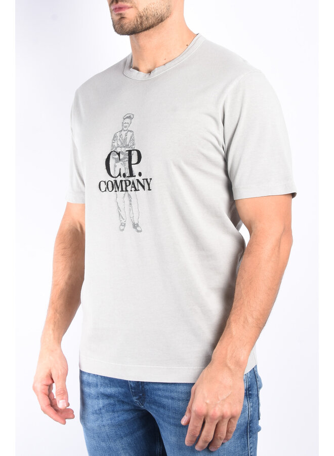 CP Company SS24 - 1020 British Sailor T-Shirt - Drizzle