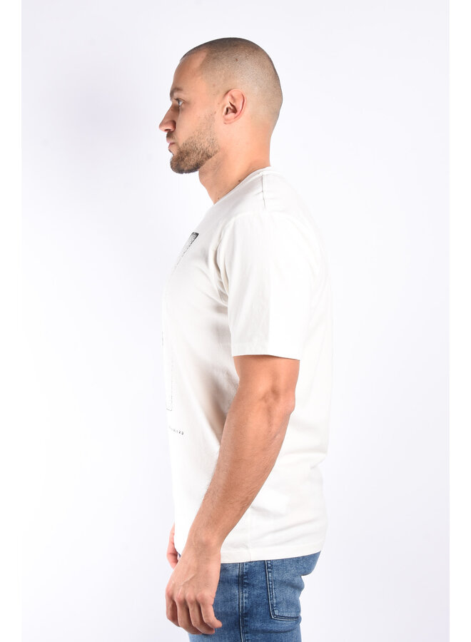 CP Company SS24 - 24/1  Artisanal Card T-Shirt - Gauze White