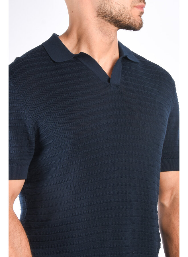 Drykorn SS24 - Polo Shirt Braian - Navy Blue