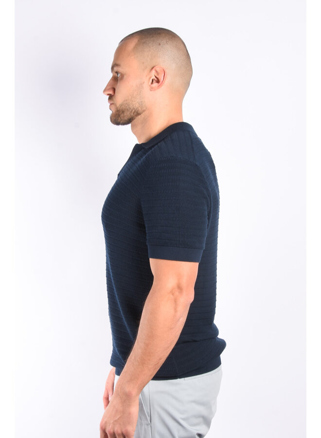 Drykorn SS24 - Polo Shirt Braian - Navy Blue