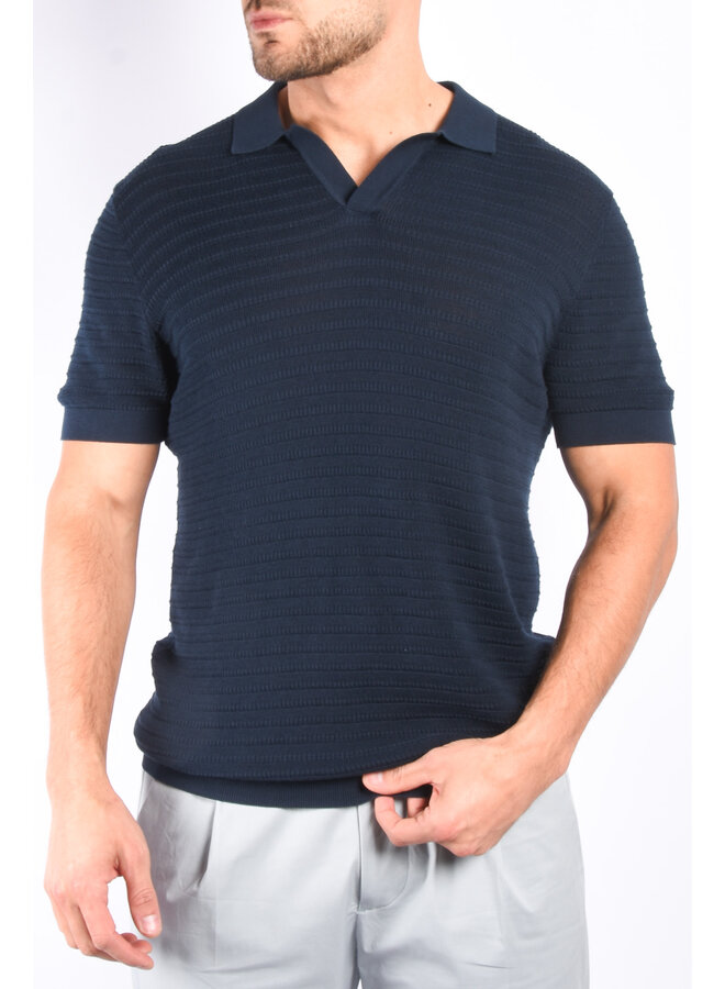 Drykorn SS24 - Polo Shirt Braian - Navy Blue