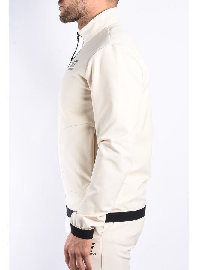 EA7 SS24 - Bomber Jacket 3DPB22 - Rainy Day / Beige