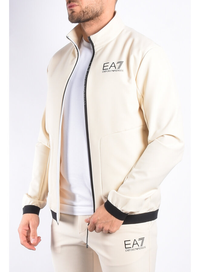 EA7 SS24 - Bomber Jacket 3DPB22 - Rainy Day / Beige