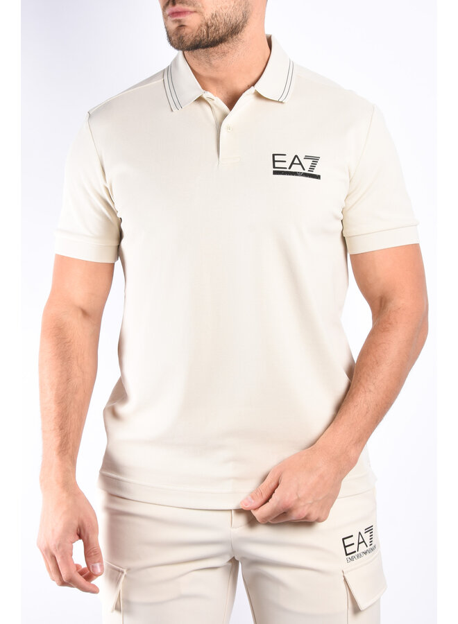 EA7 SS24 - Polo 3DPF25 - Rainy Day / Beige