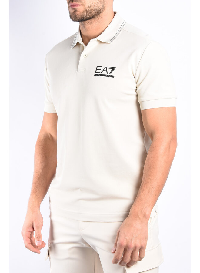 EA7 SS24 - Polo 3DPF25 - Rainy Day / Beige