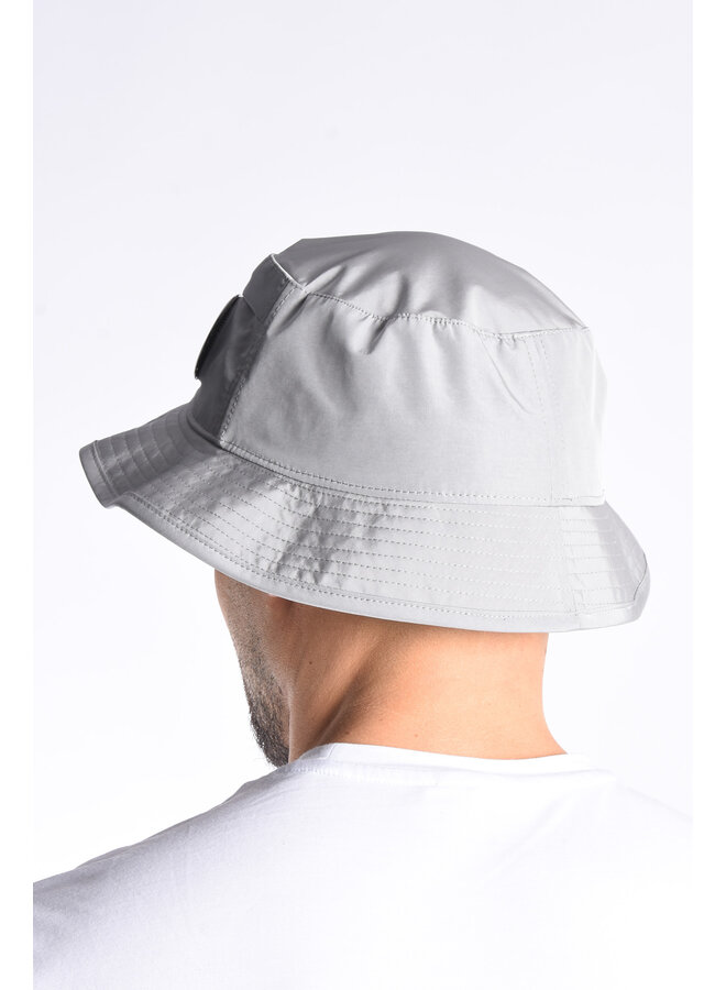 CP Company  - Chome-R Bucket Hat With Lens - Drizzle