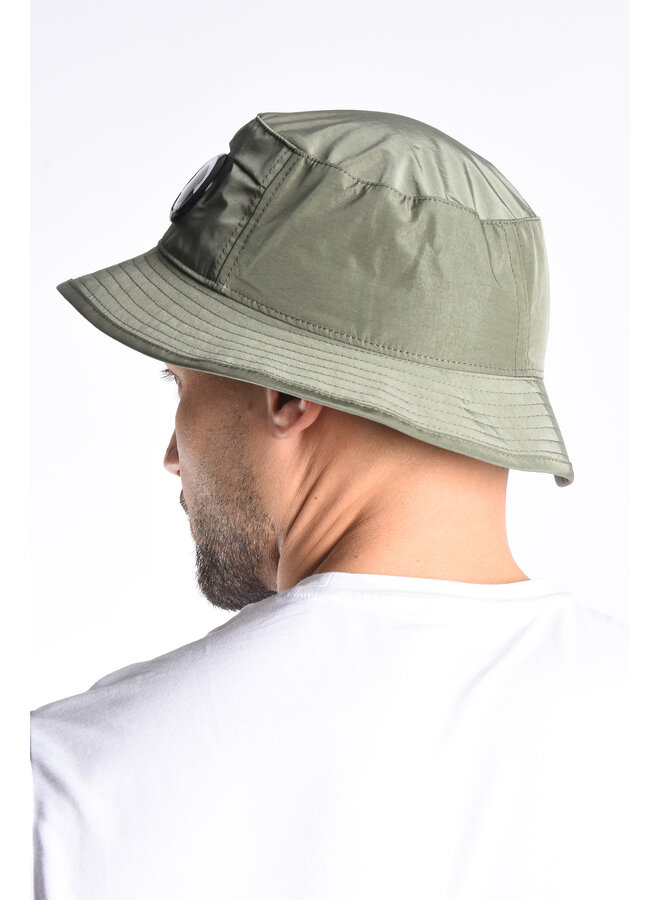 CP Company  - Chome-R Bucket Hat With Lens - Agave Green