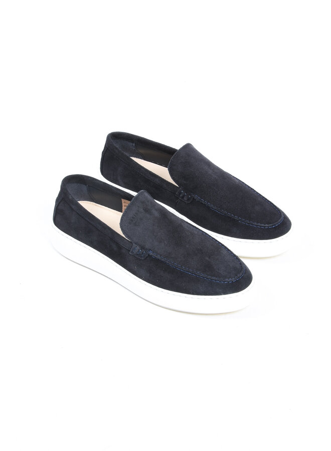 Nubikk - Jiro Mio Suede Loafers - Dark Blue