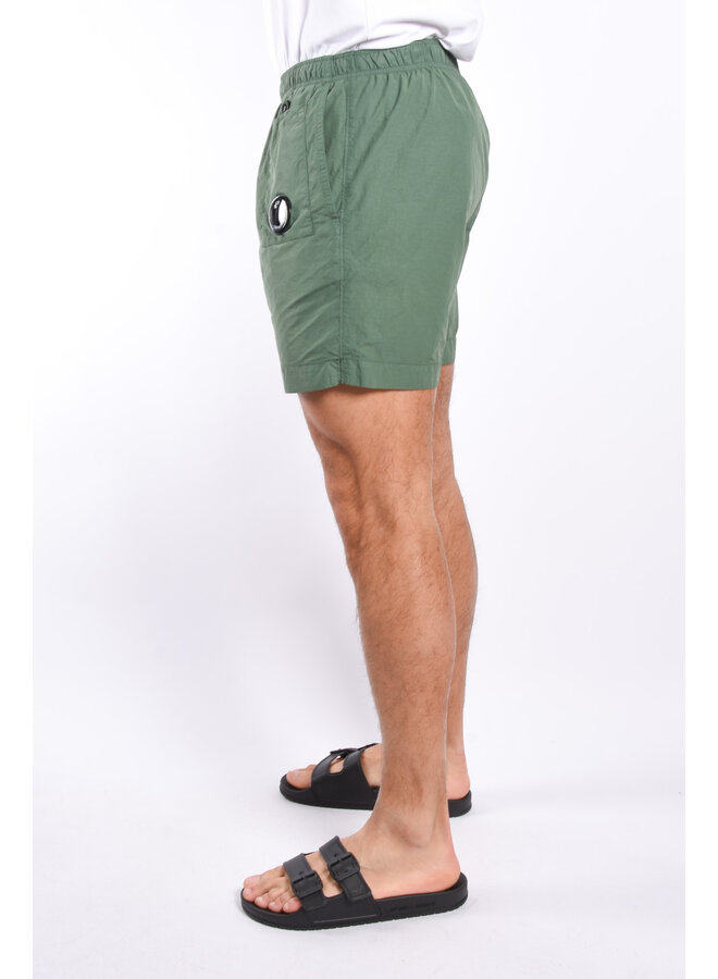 C.P. Company SS24 - Flatt Nylon Utility Swim Shorts - Duck Green