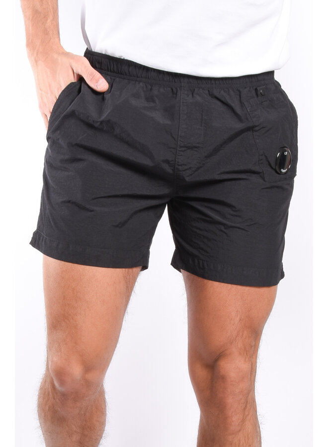 C.P. Company SS24 - Flatt Nylon Utility Swim Shorts - Black