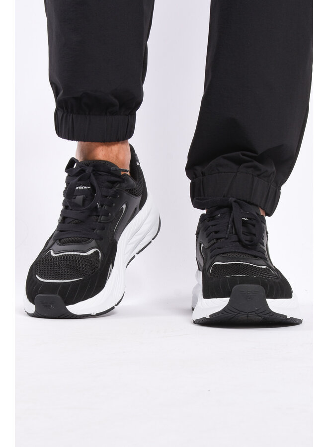 EA7 SS24 - Sneaker X8X178 - Black / White