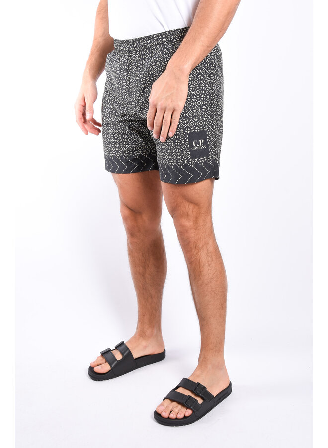 CP Company SS24 - Flatt Nylon Baja Swimshort - Black