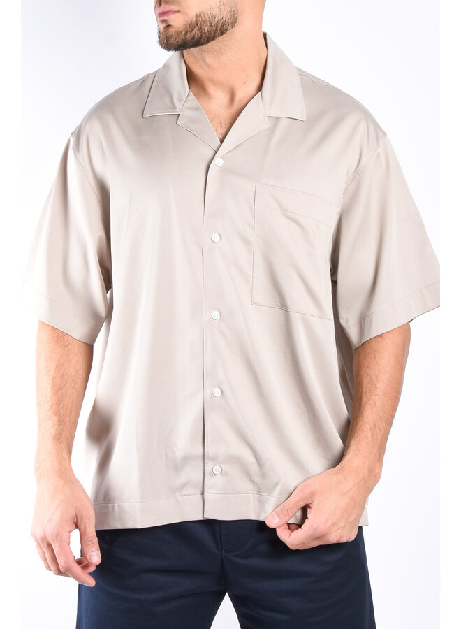 Hugo Boss SU24 - Egeeno Short Sleeve  Shirt - Beige