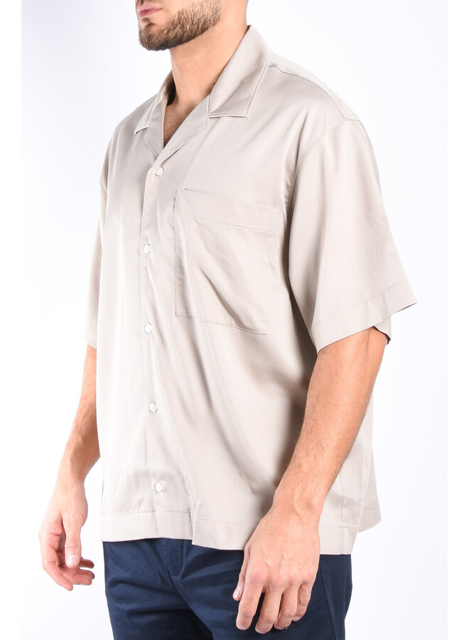 Hugo Boss SU24 - Egeeno Short Sleeve  Shirt - Beige
