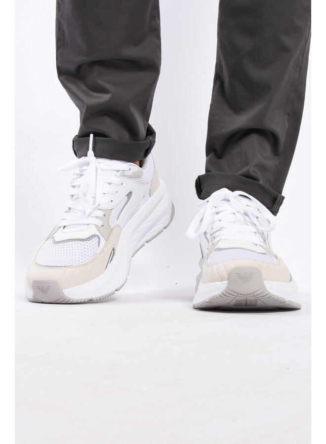 EA7 SS24 - Sneaker X8X178 - Beige / White