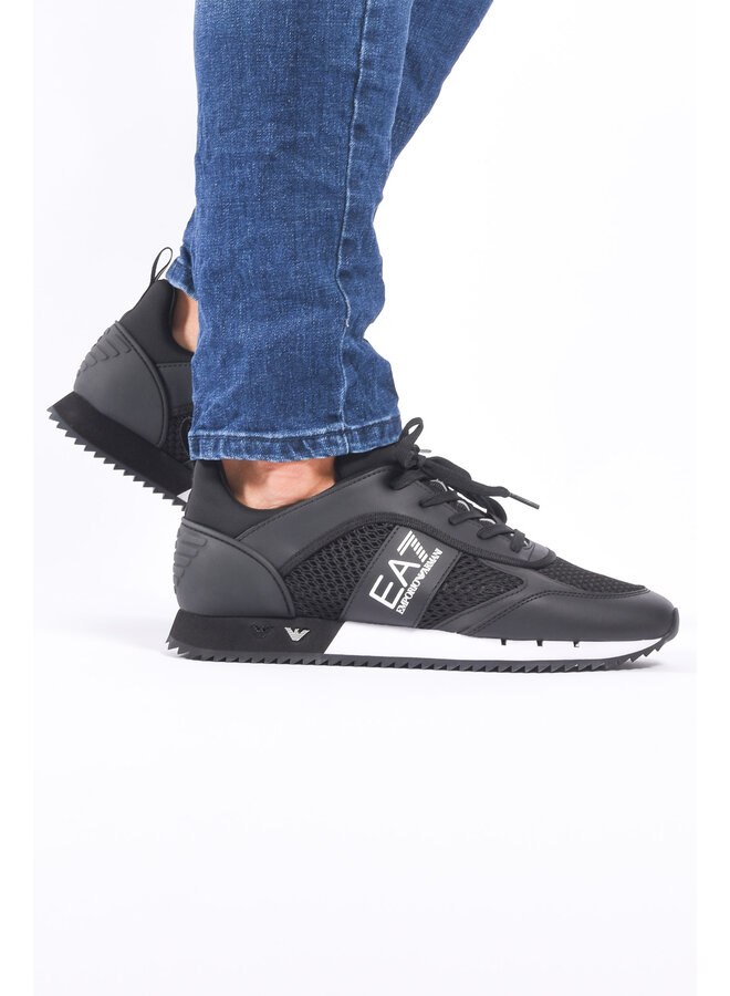 EA7 SS24 - Sneaker X8X027 - Black / White