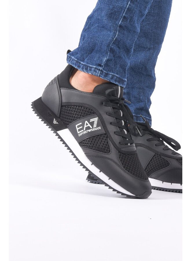 EA7 SS24 - Sneaker X8X027 - Black / White