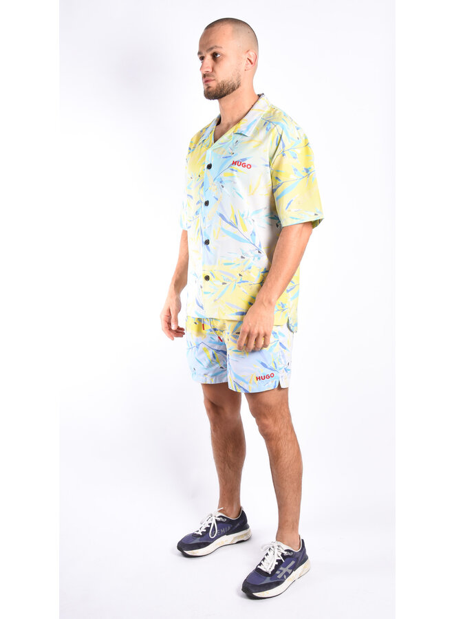 Hugo SU24 - Beach shirt relaxed - light/pastel yellow