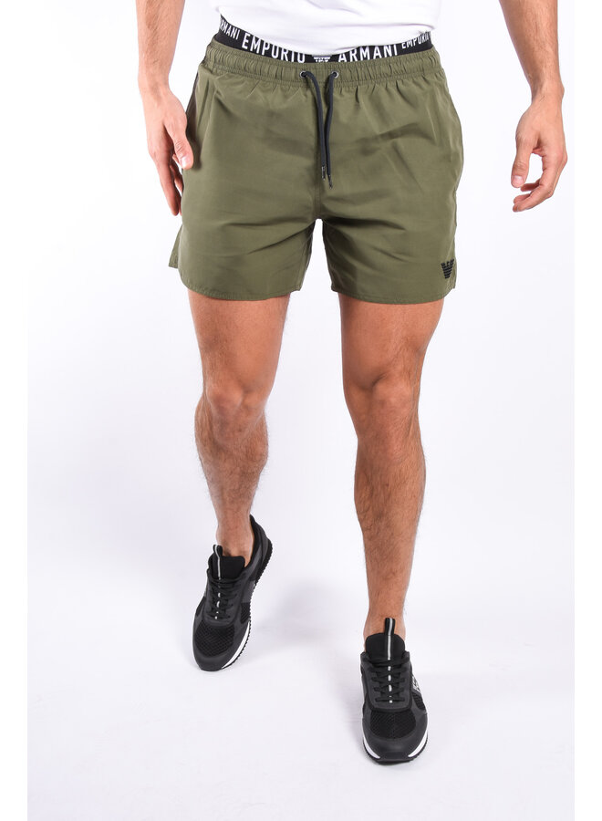 EA7 SS24 - Swim Shorts - Military Green