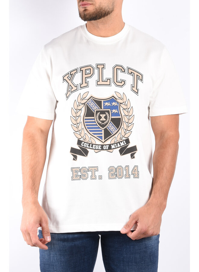 XPLCT Studios - Campus Tee - Off White