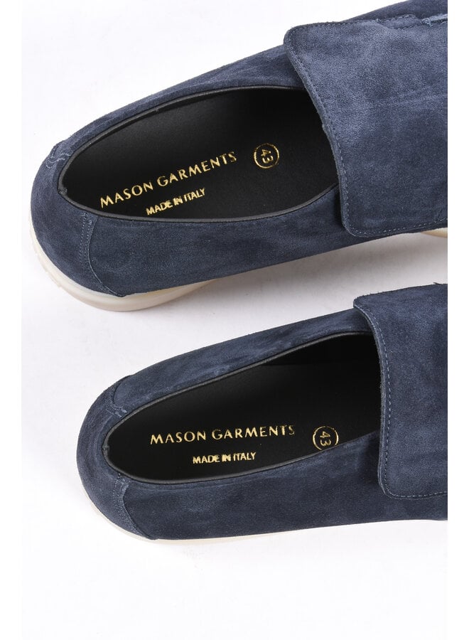 Mason Garments ESS-11D-1 Amalfi Loafer Mid Dark Blue