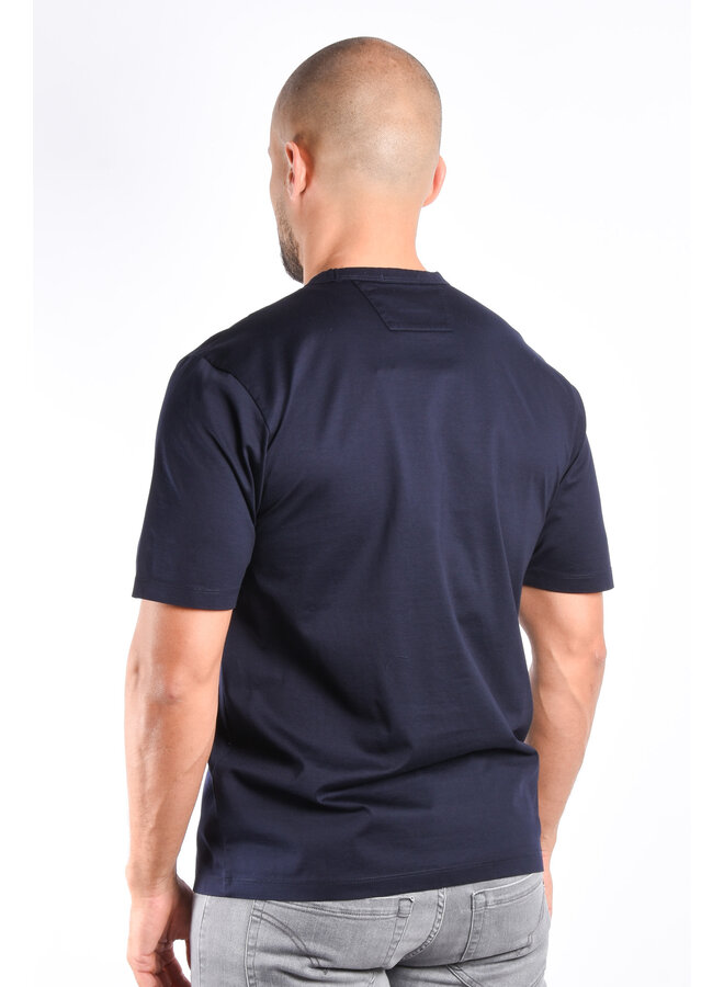 CP Company Metropolis Mercerized T-shirt Basic - Dark Blue