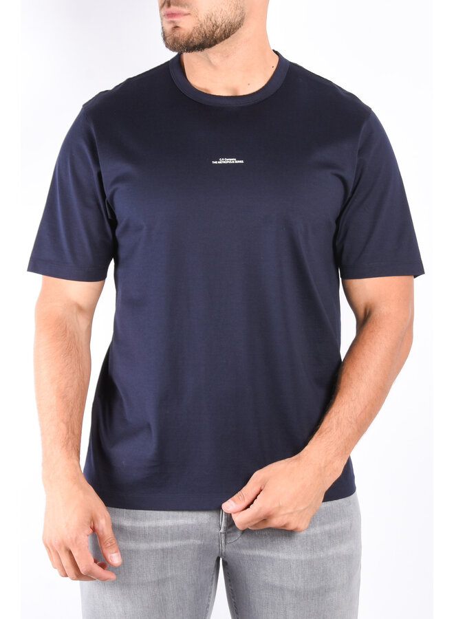 CP Company Metropolis Mercerized T-shirt Basic - Dark Blue
