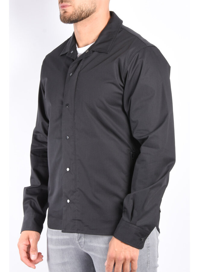 CP Company Metropolis Overshirt Gabardine PD - Black