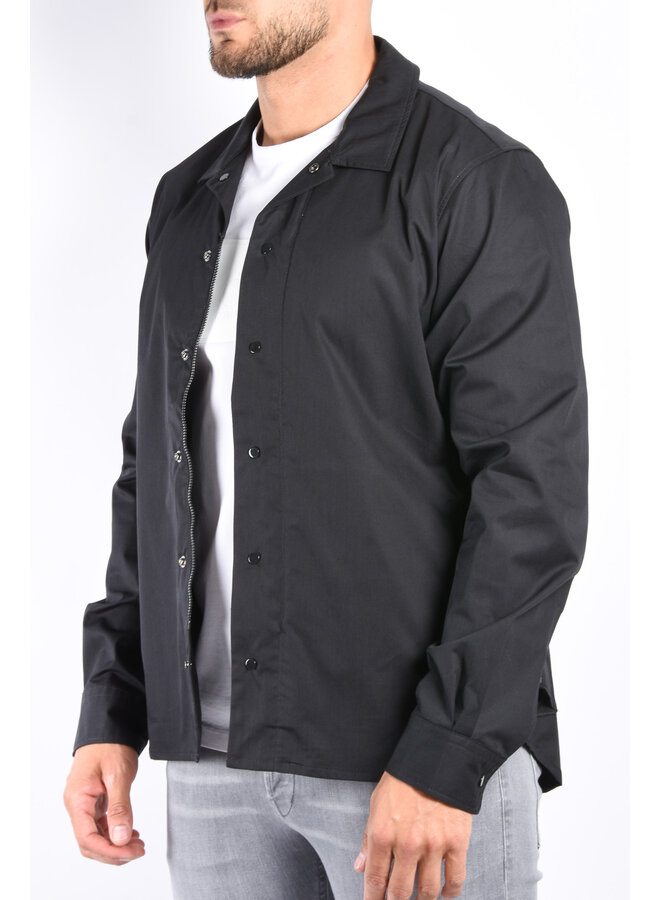 CP Company Metropolis Overshirt Gabardine PD - Black