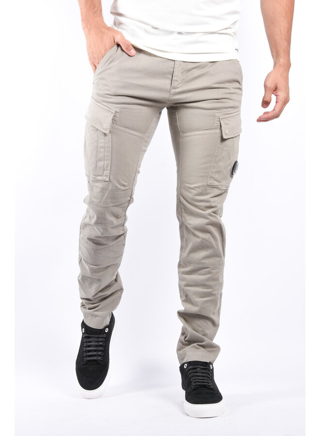 CP Company FW24 - Stretch Sateen Ergonomic Cargo Pants - Vintage Khaki