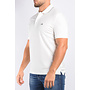 CP Company - Stretch Piquet Striped Collar Polo - Gauze White