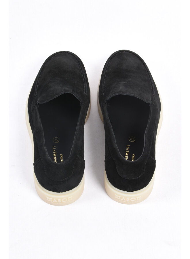 Mason Garments ESS-10A-1 - Amalfi Loafer - Black
