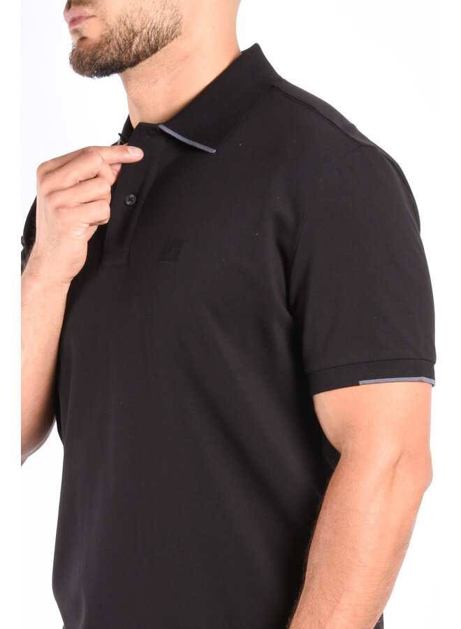 CP Company Metropolis Series - Stretch Polo - Black