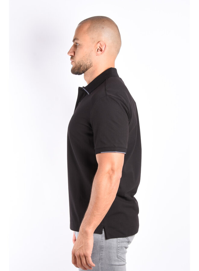 CP Company Metropolis Series - Stretch Polo - Black