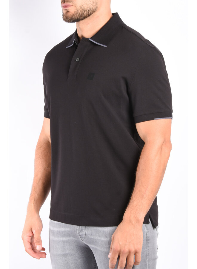 CP Company Metropolis Series - Stretch Polo - Black