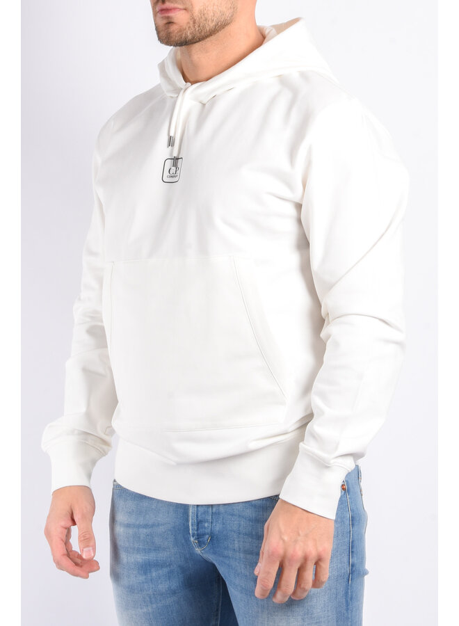 CP Company - Metropolis Series Graphic Stretch Hoodie - Gauze White