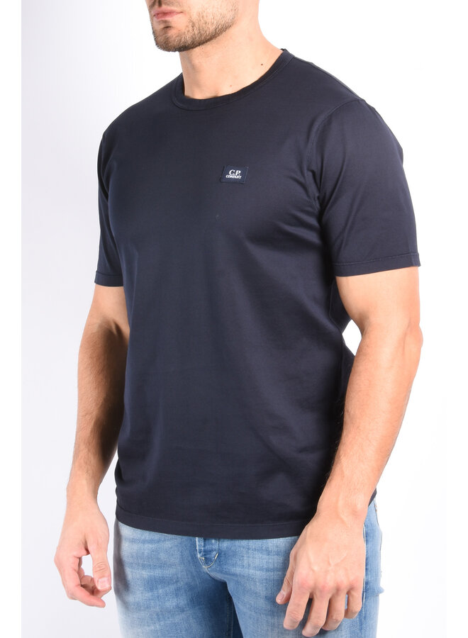 CP Company SS25 - 70/2 Mercerized Patch T-Shirt - Total Eclipse