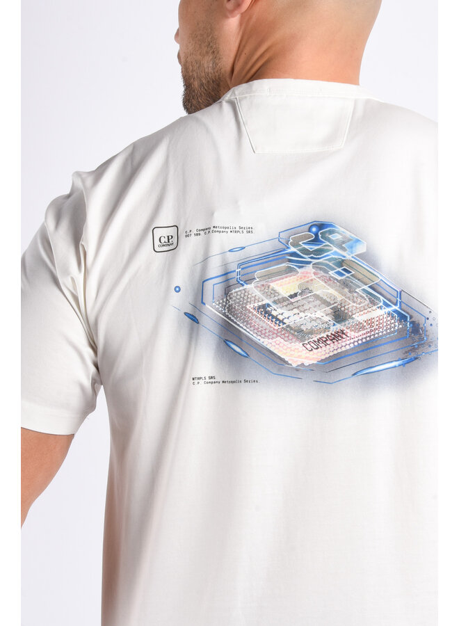 CP Company Metropolis Series Graphic Mercerized T-Shirt White
