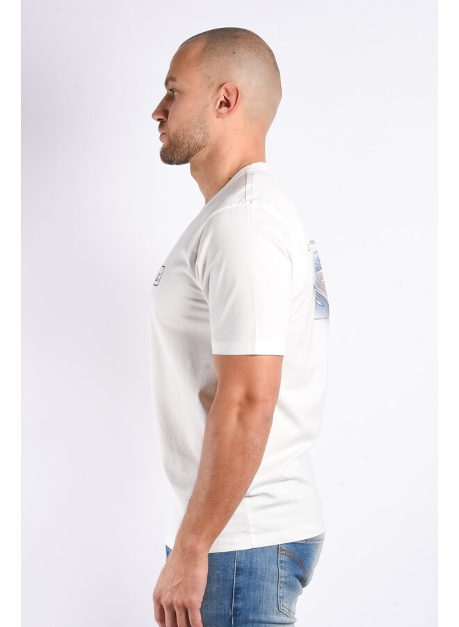 CP Company Metropolis Series Graphic Mercerized T-Shirt White